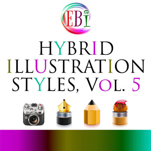 Hybrid Illustration Styles, Volume 5
