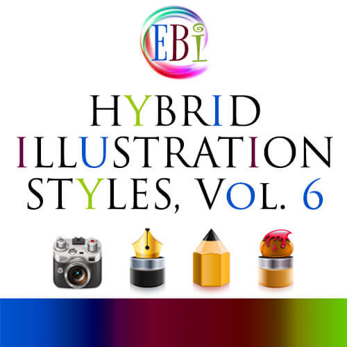 Hybrid Illustration Styles, Volume 6