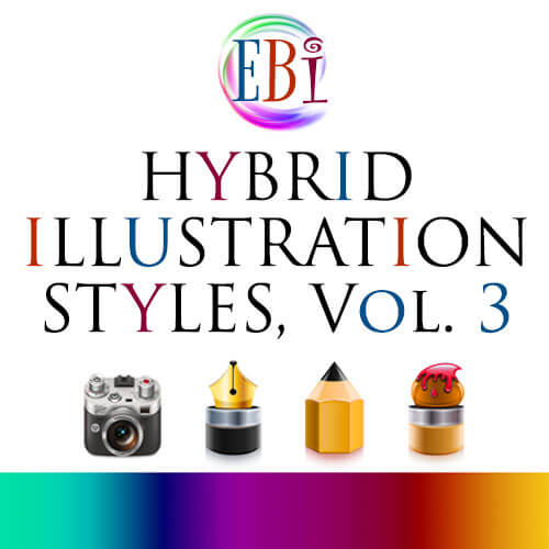 Hybrid Illustration Styles, Volume 3